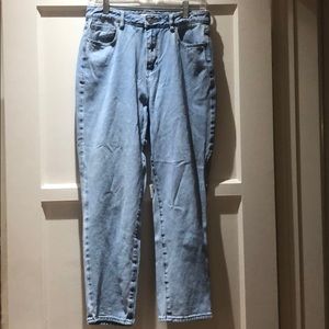 PACSUN Light Blue High Rise Women Mom Jeans Size 28